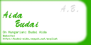 aida budai business card